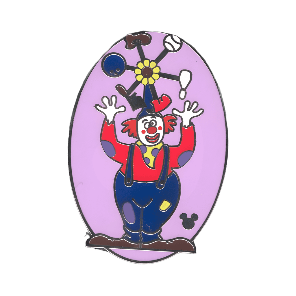 Clown Disney pin