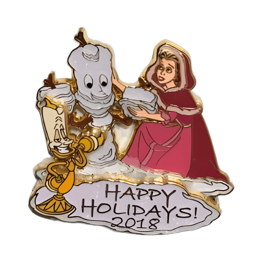 Belle and Lumiere Disney pin