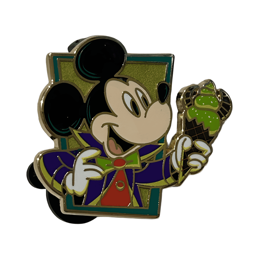 Treats Mystery Collection — Mickey with Maleficent Ice Cream Cone Disney pin
