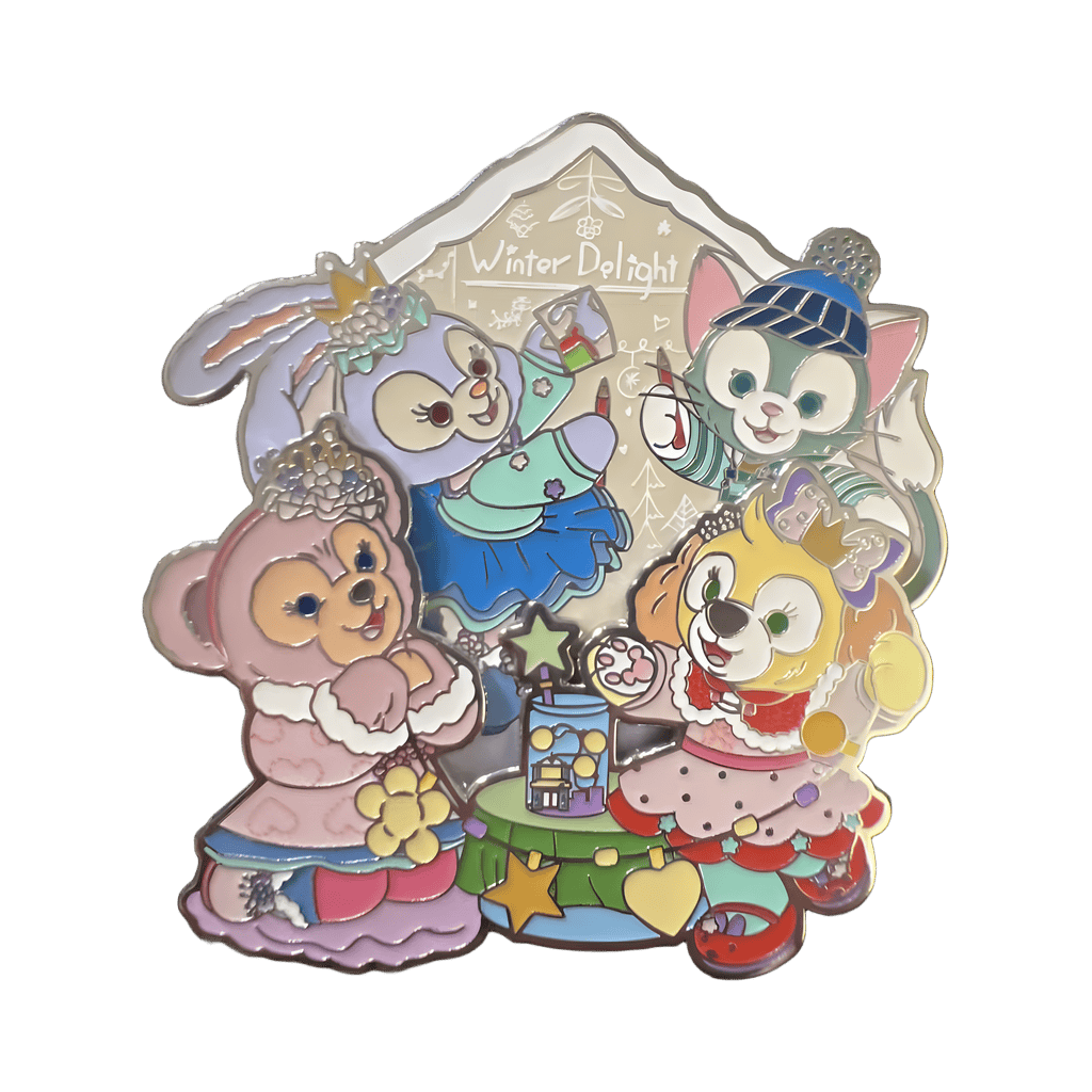 ShellieMay, Stella Lou, Gelatoni, CookieAnn - Winter Delight Disney pin