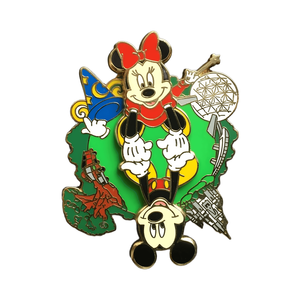 Mickey & Minnie Spinner (Millennium Celebration Version) Disney pin