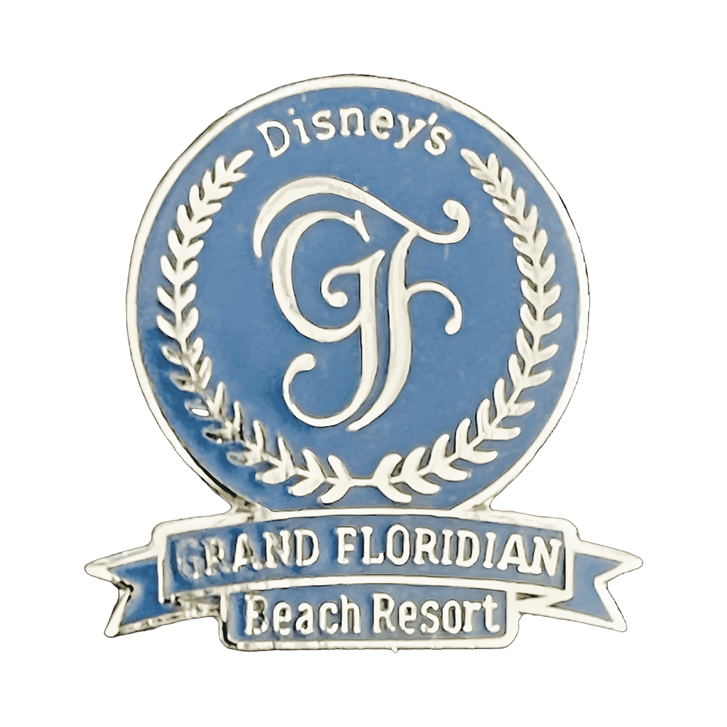 Grand Floridian Beach Resort Dark Blue Disney pin