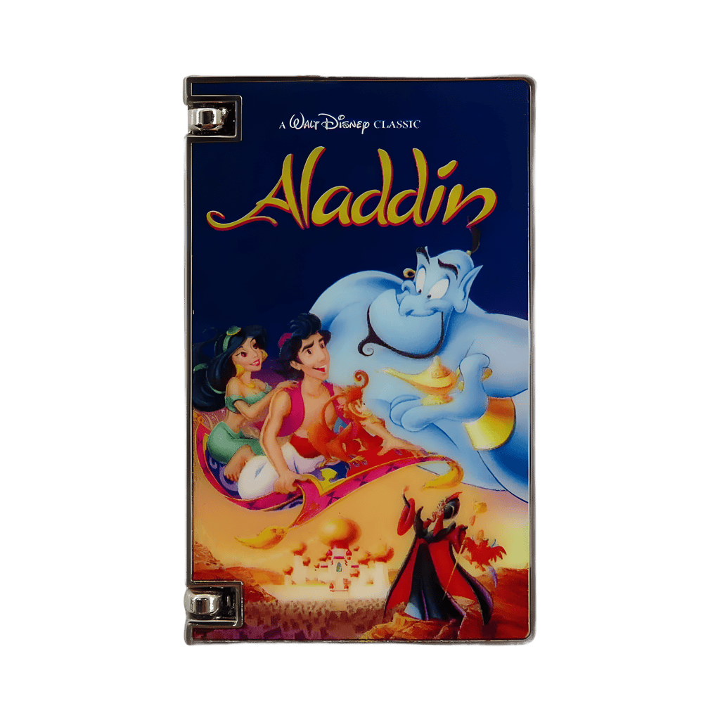 DS - VHS Collection Series 2 - Aladdin Set - VHS Case Disney pin
