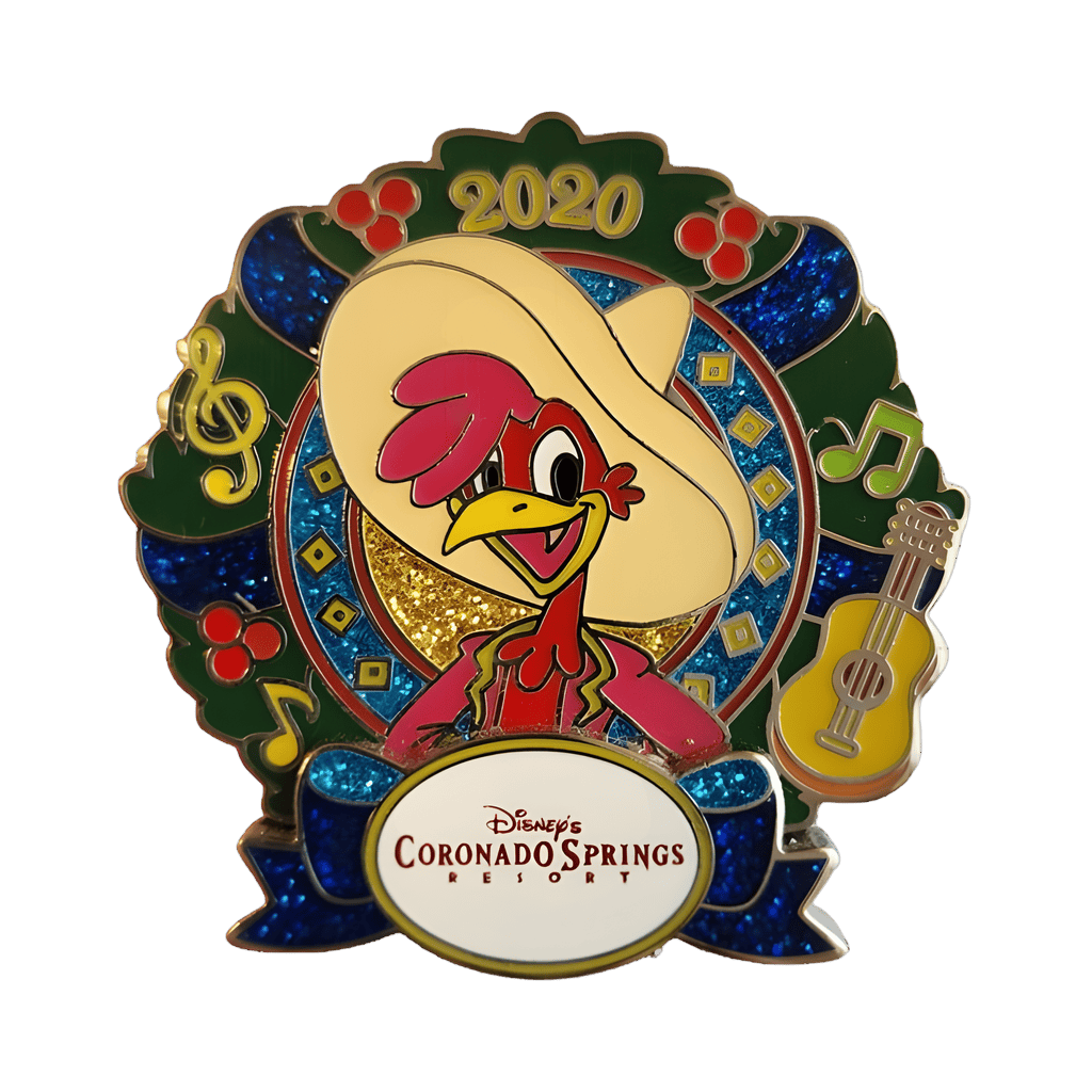 Coronado Springs Resort - Panchito Pistoles Wreath Disney pin