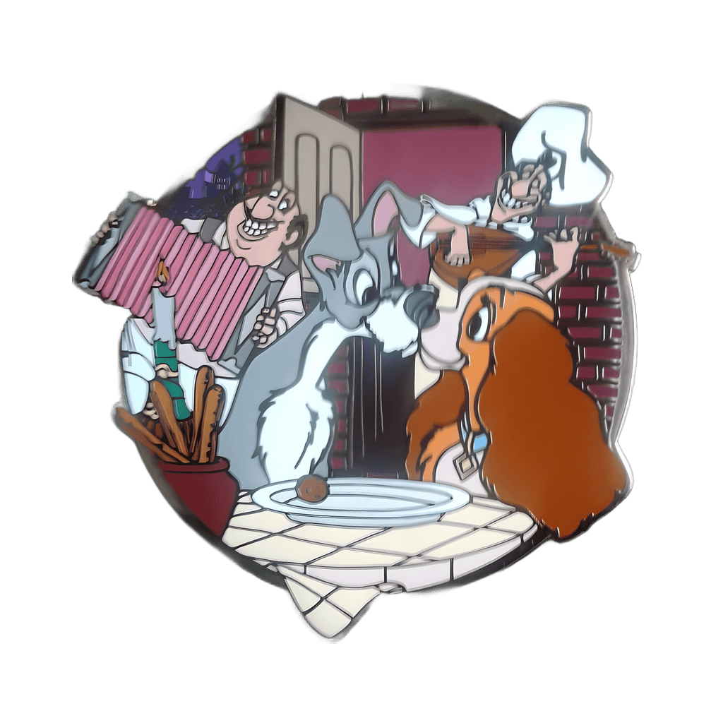 Lady and Tramp Disney pin