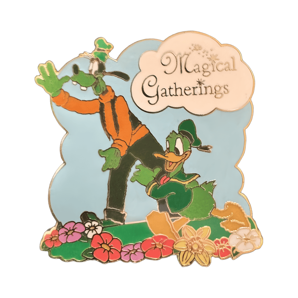 Goofy & Donald Topiary Disney pin