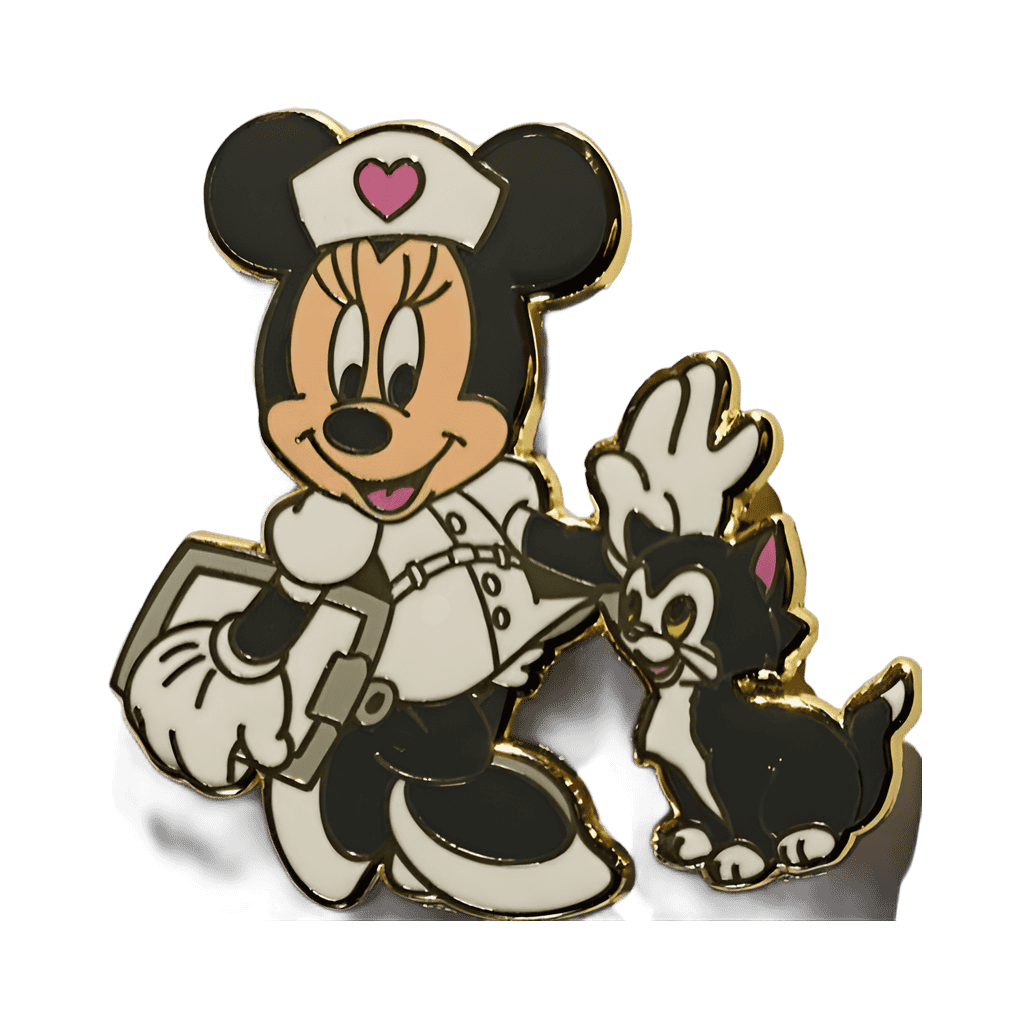 Nurse Minnie & Figaro Disney pin