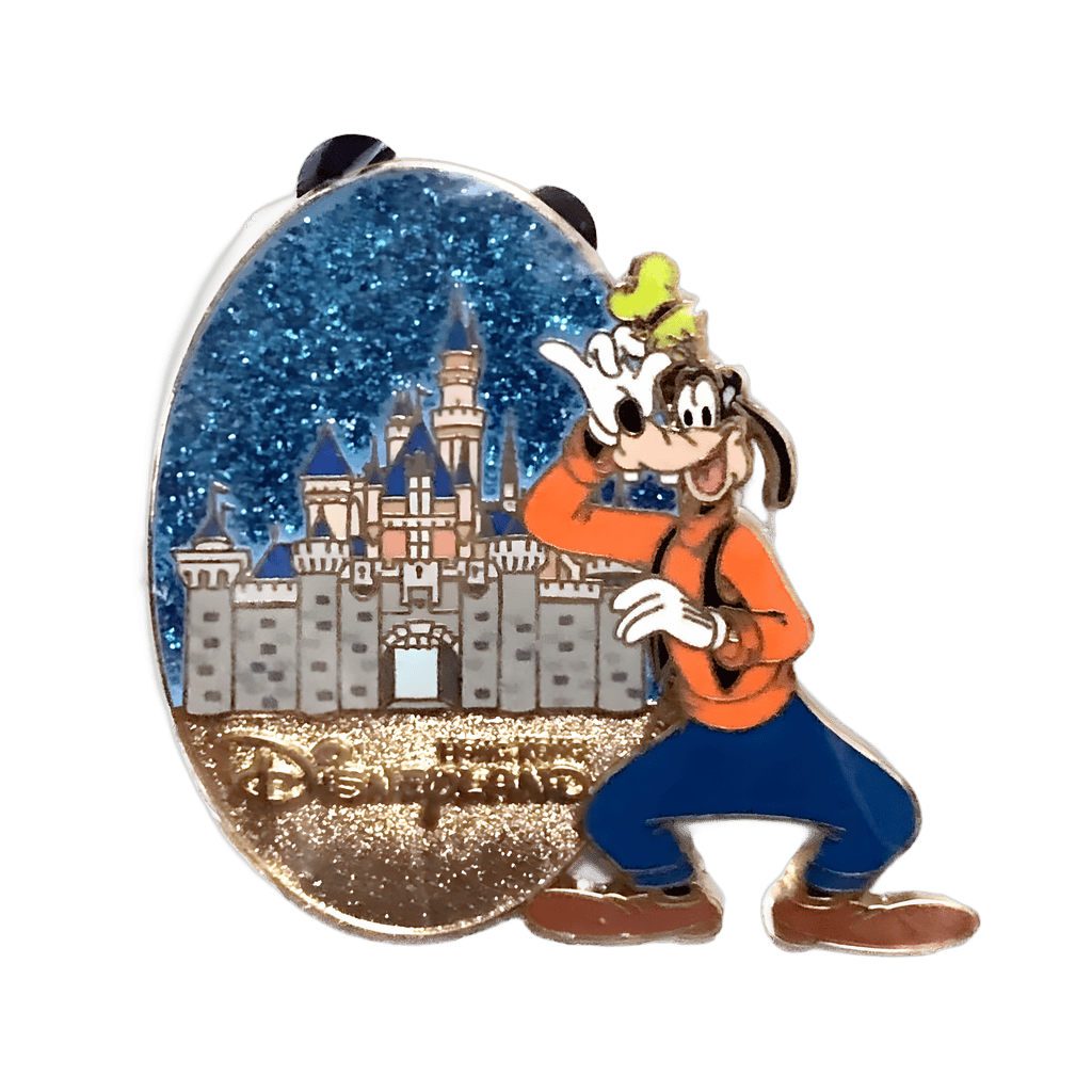 Goofy on a Blue Background Disney pin