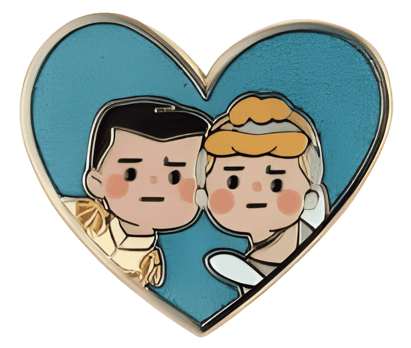 Cinderella and Prince Charming Disney pin