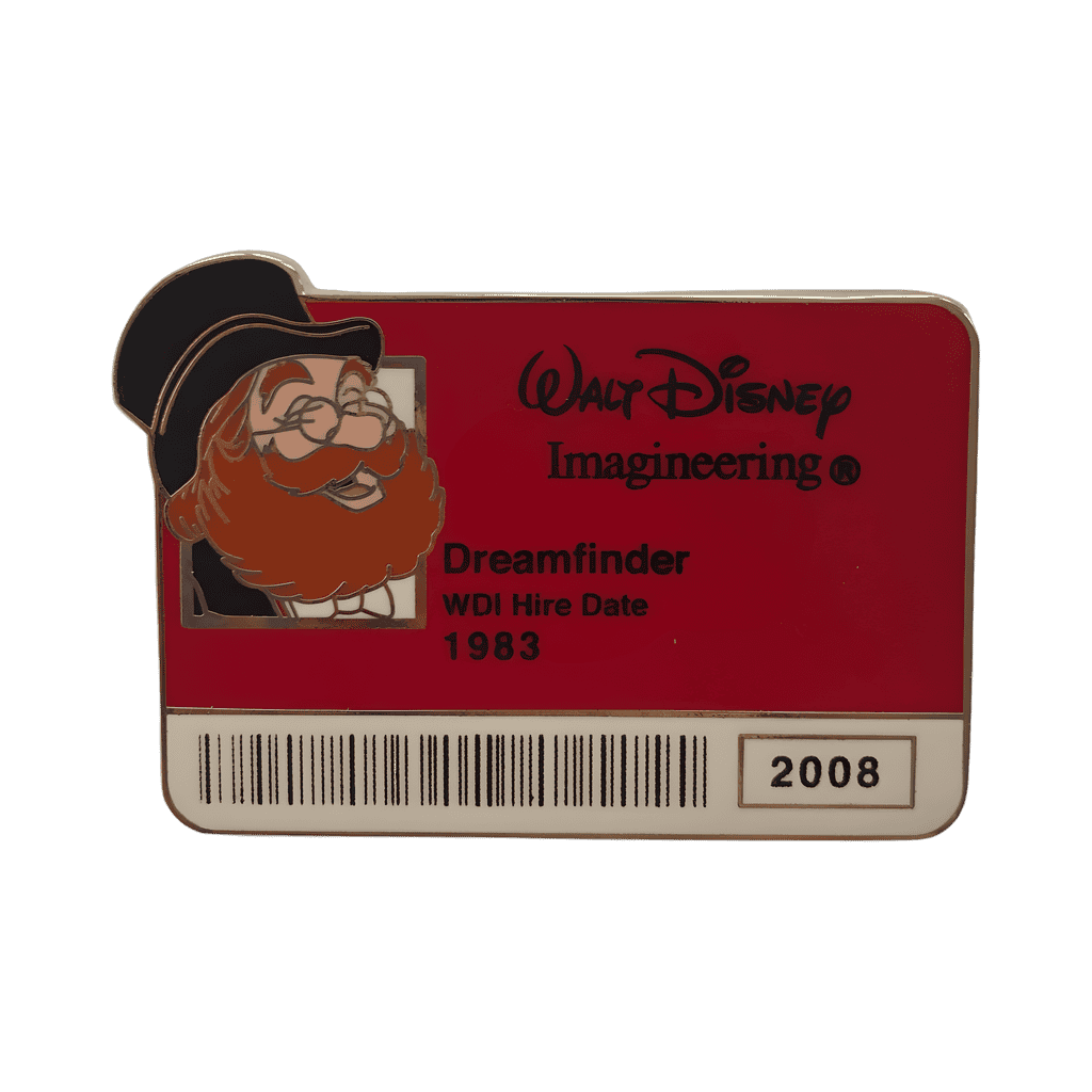 Dreamfinder ID Badge Disney pin