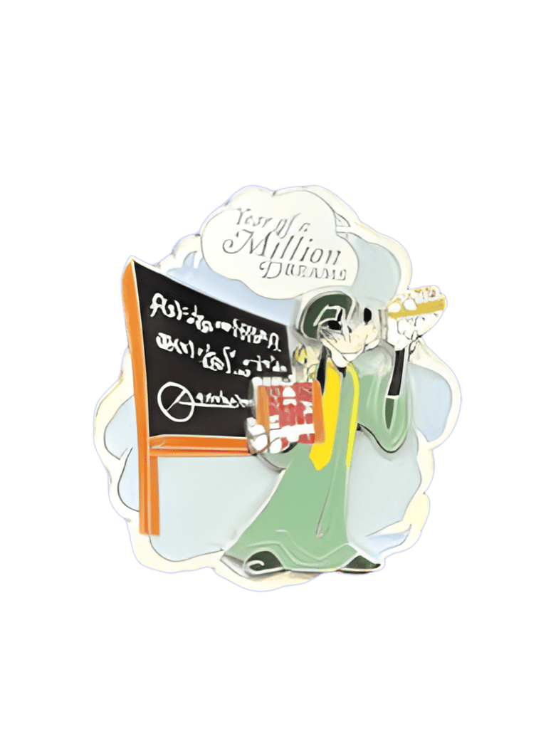 Mathematician Goofy Disney pin