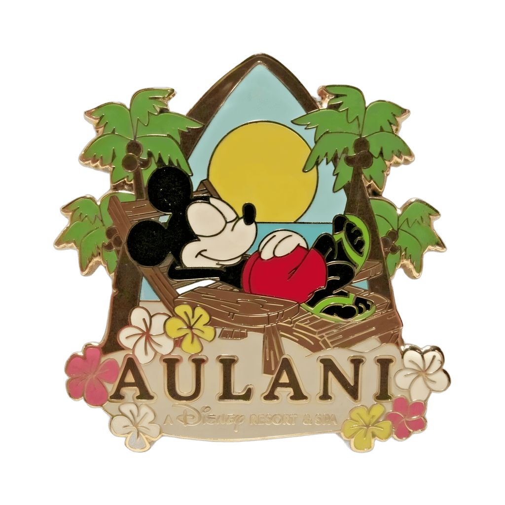 Mickey Mouse Sleeping on Beach Disney pin