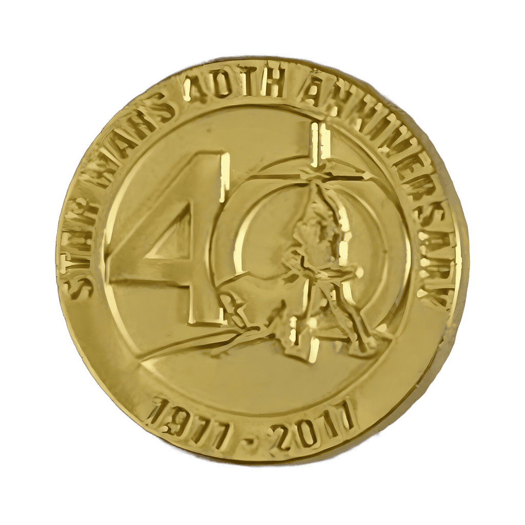 Gold Commemorative Logo Disney pin