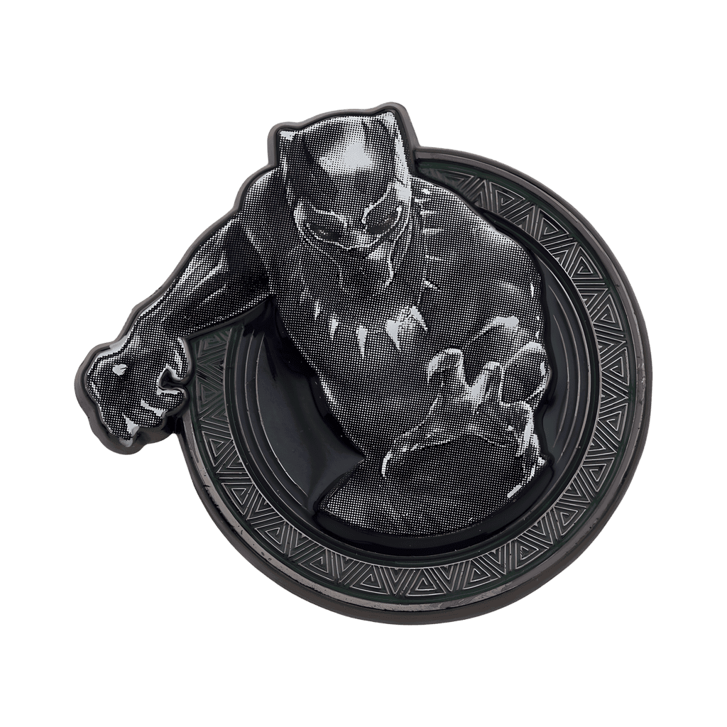 Black Panther in Green Circle Disney pin