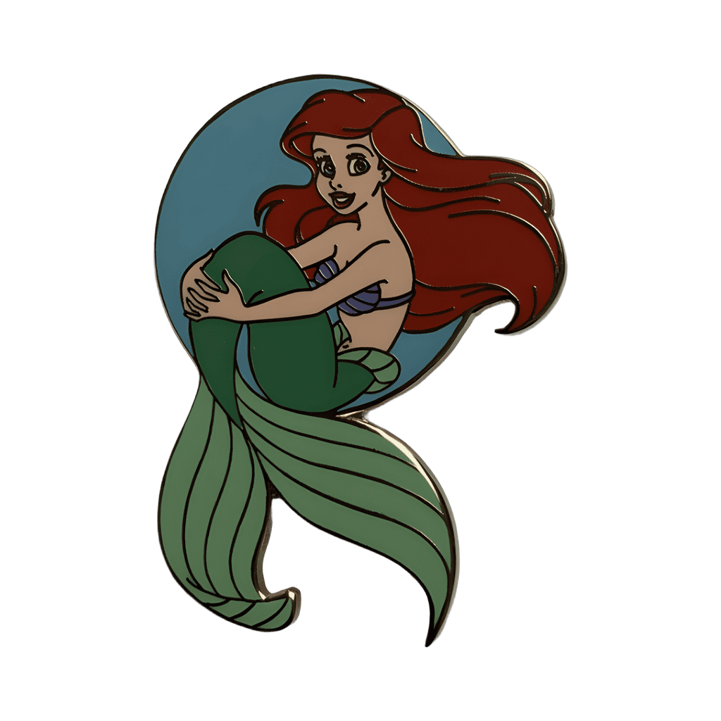 Ariel in Circle Disney pin