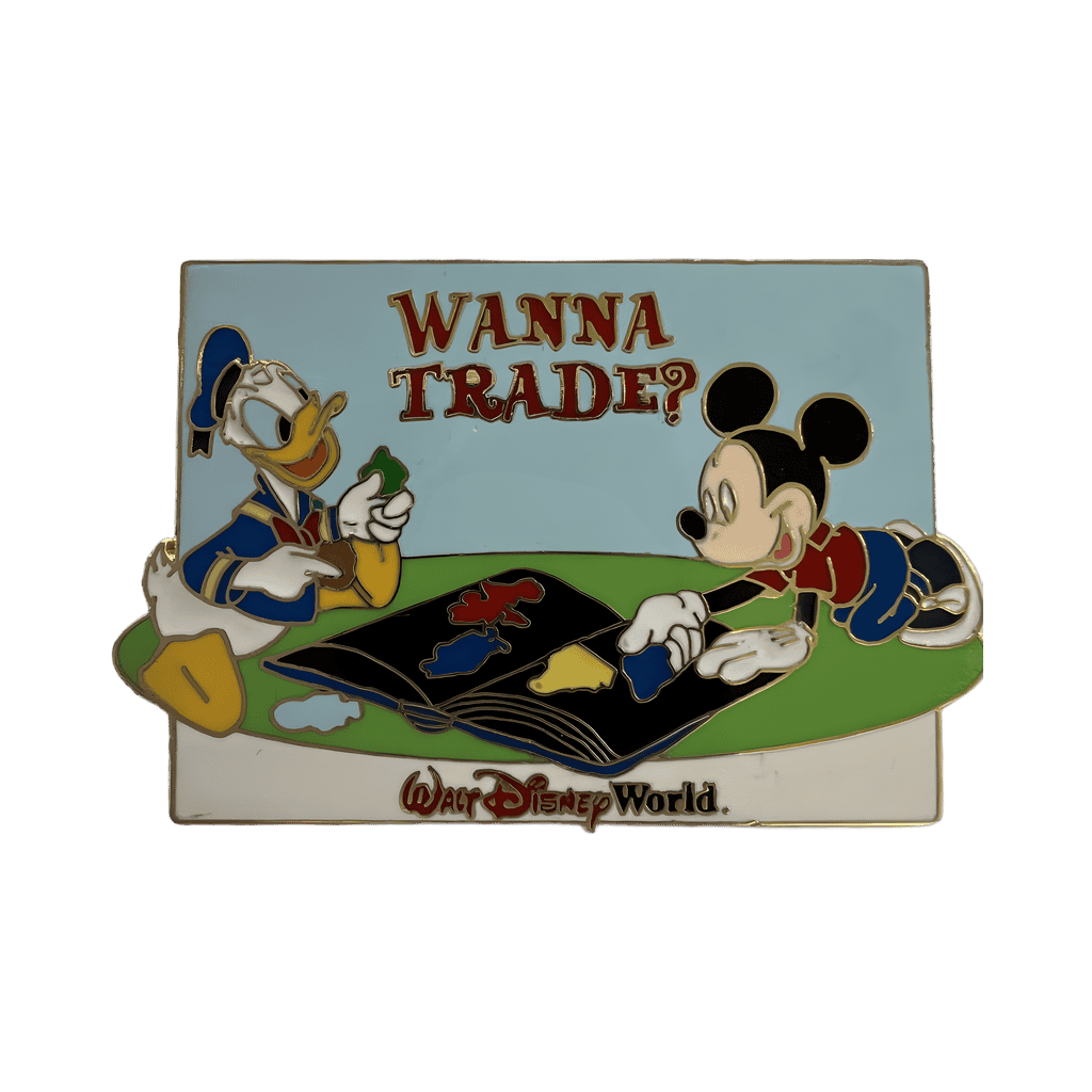 Mickey and Donald Trading Disney pin