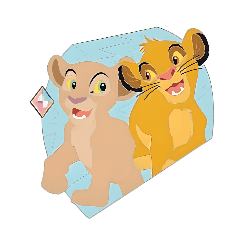 Simba & Nala Disney pin