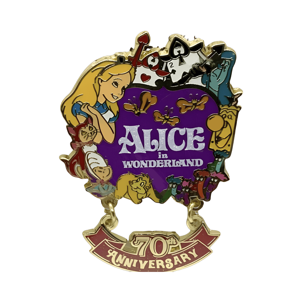Character and Logo Dangle Disney pin