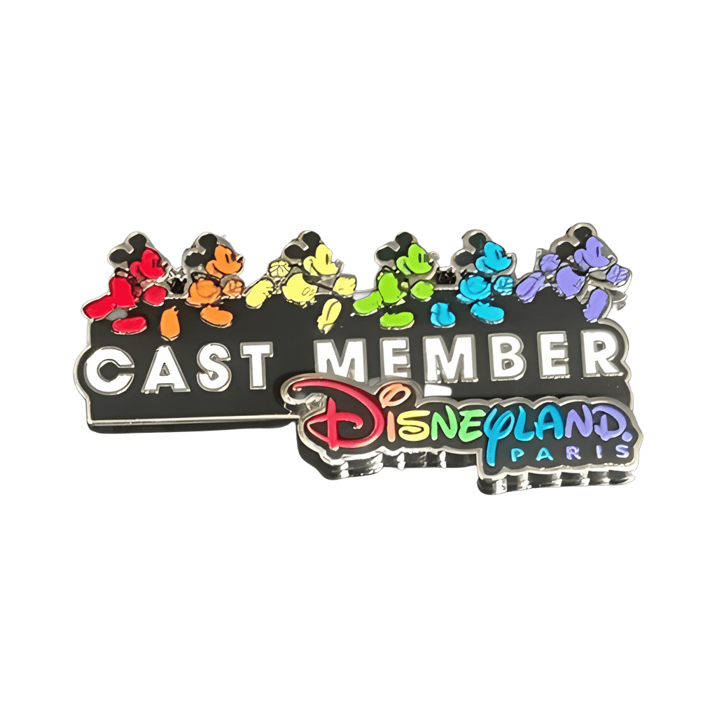 Cast Member Pride: rainbow mickey Disney pin