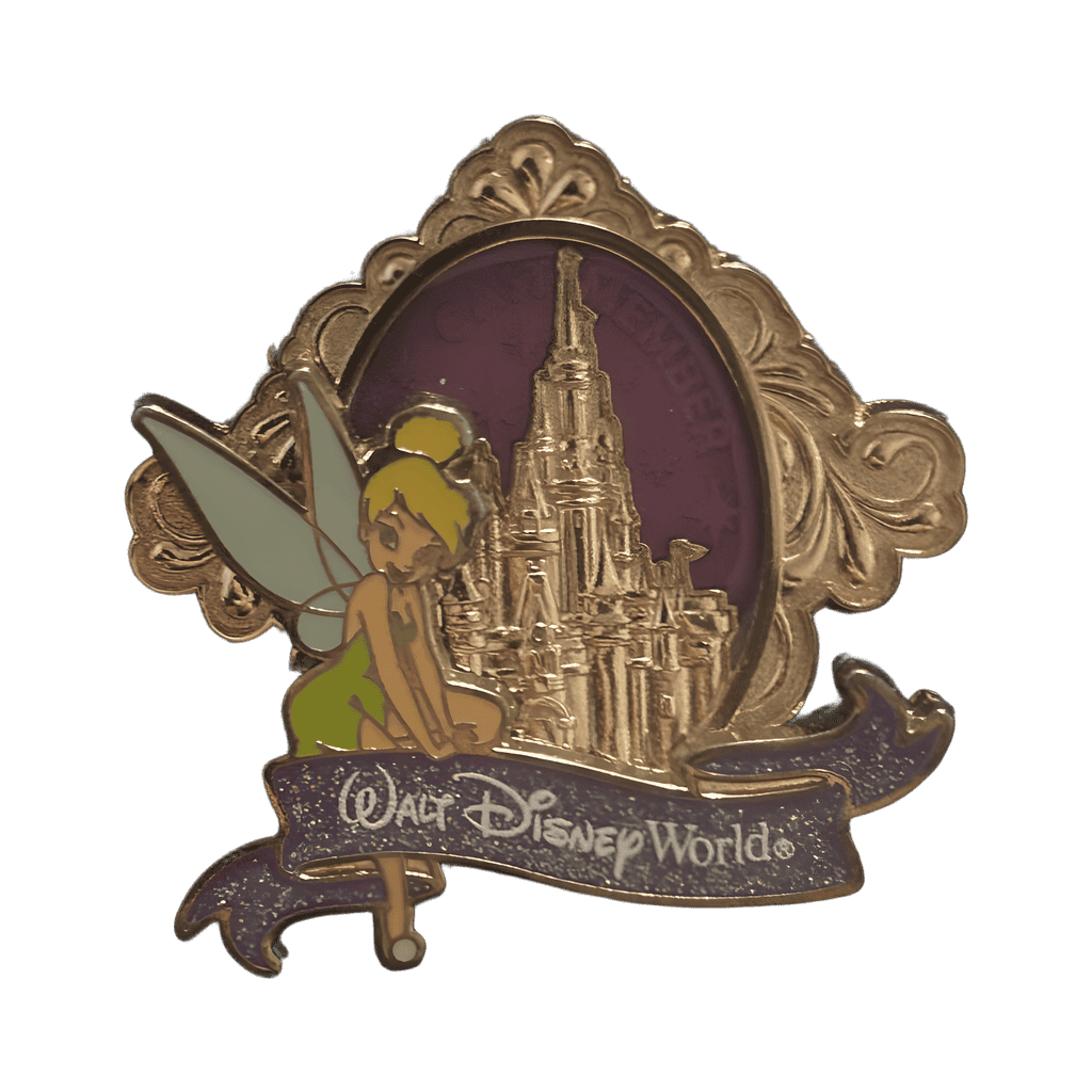 Tinkerbell Cast Member Castle Disney pin