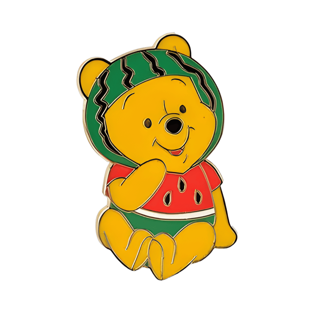 Winnie the Pooh - watermelon Disney pin