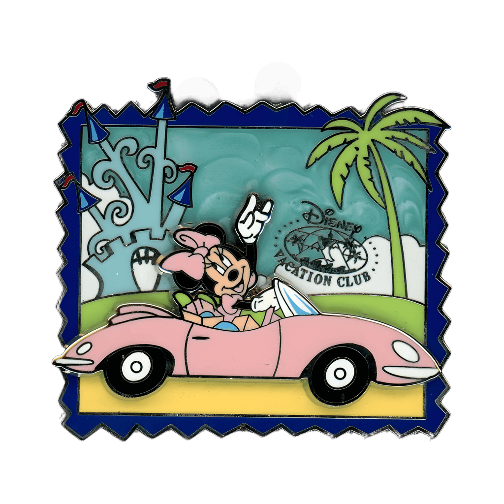 Minnie Mouse Driving at Magic Kingdom Disney pin