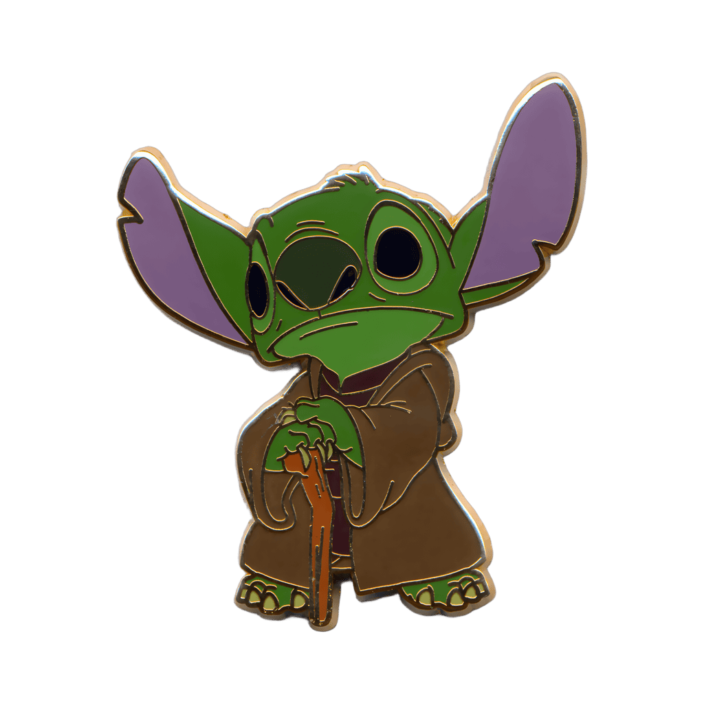 Stitch as Yoda Disney pin