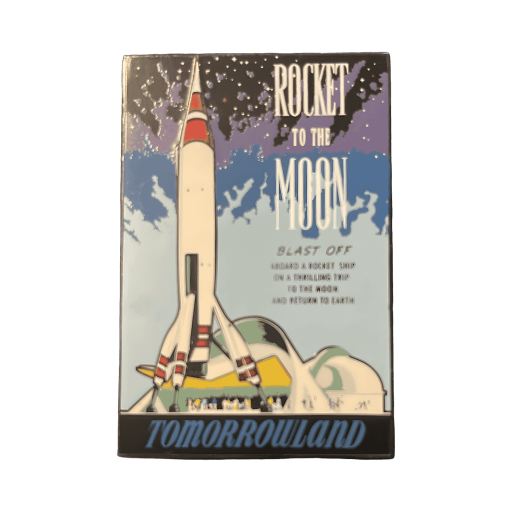 Rocket to the Moon Disney pin