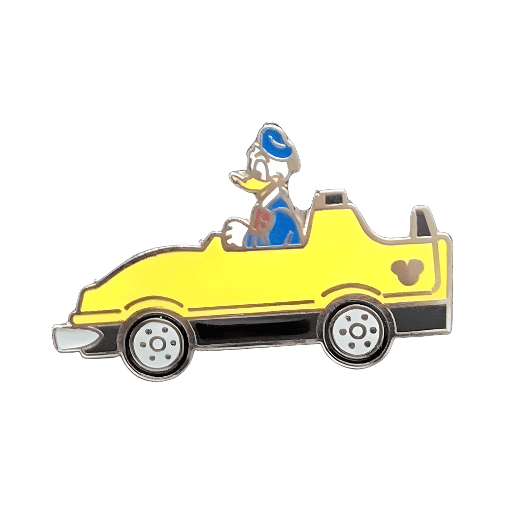 Donald in Yellow Car Disney pin
