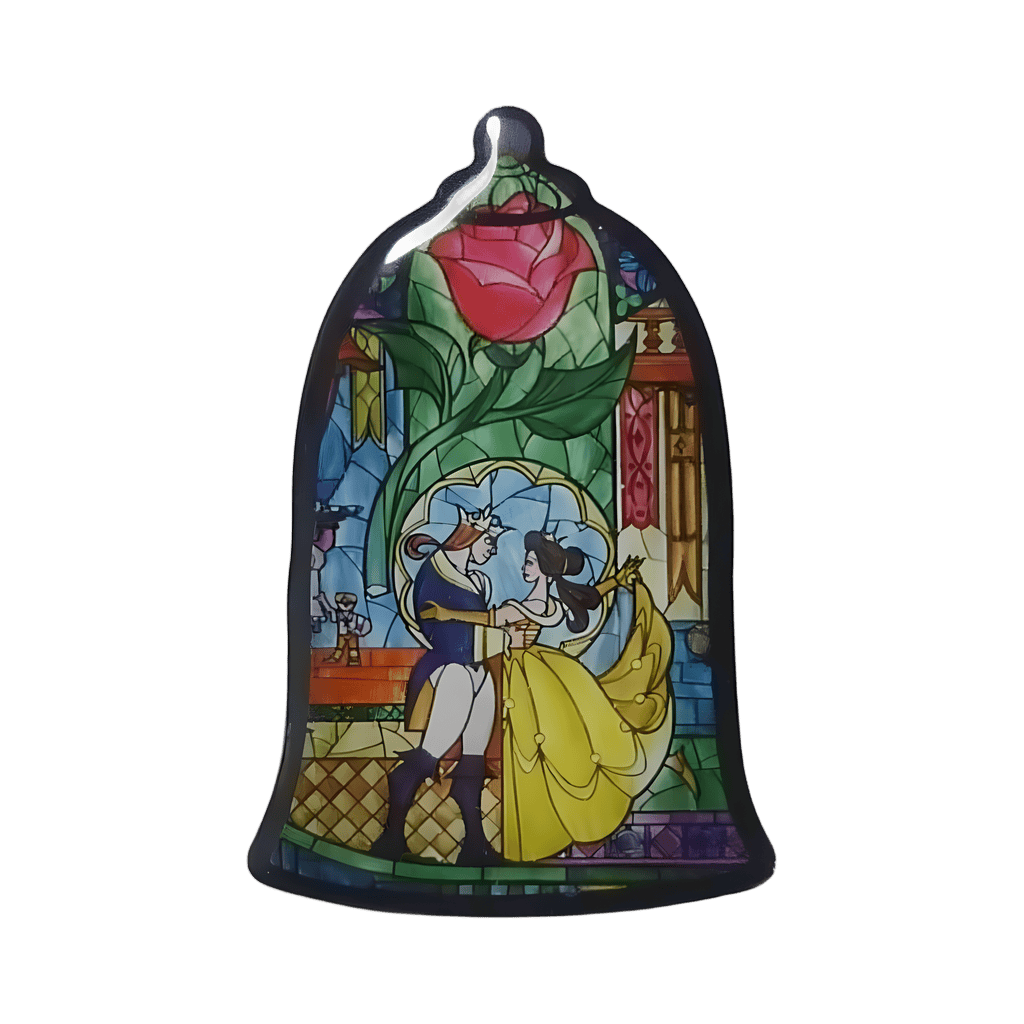Beauty and the Beast 4-pin set - Enchanted Rose Disney pin