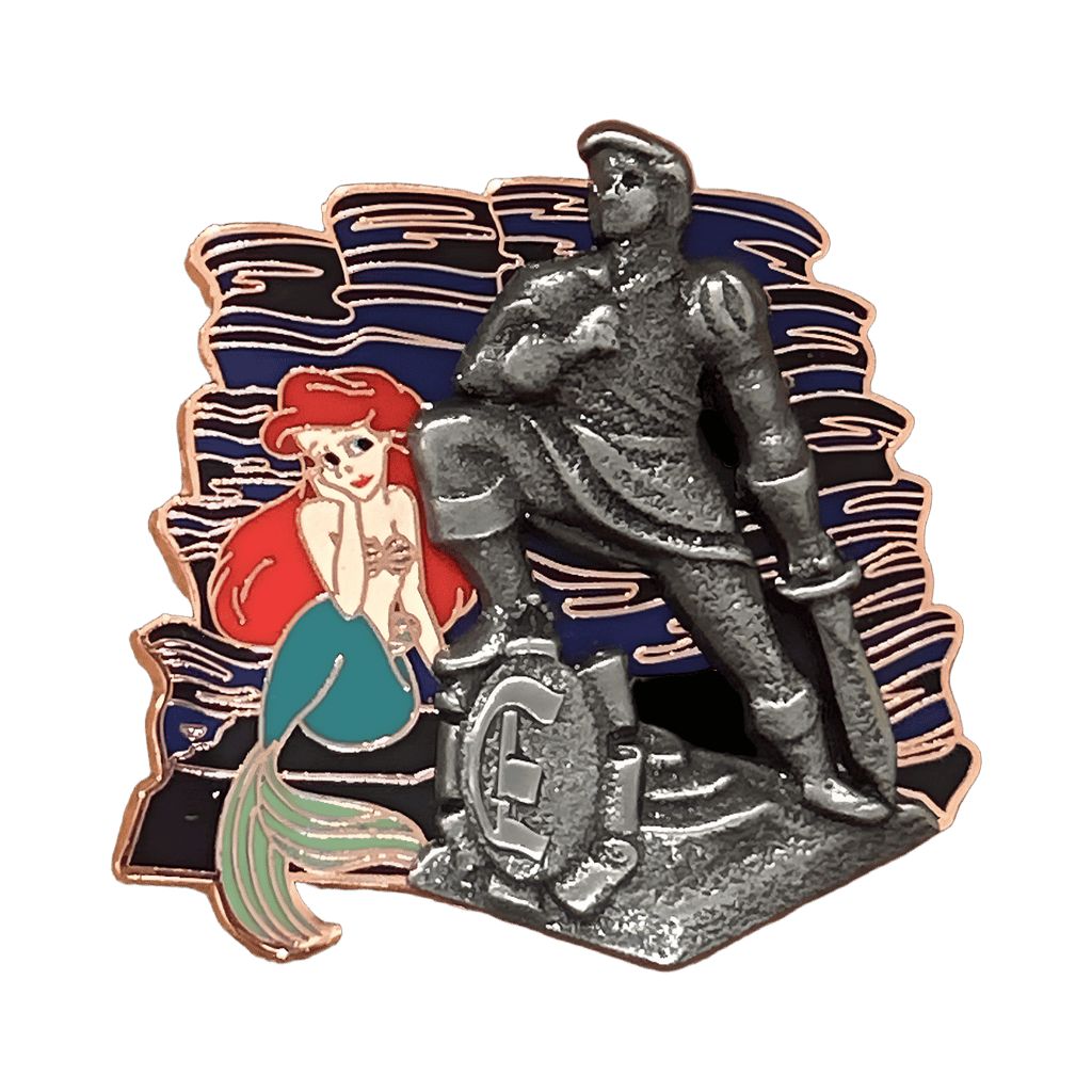 Ariel with Prince Eric Statute Annual Passholder Exclusive Disney pin