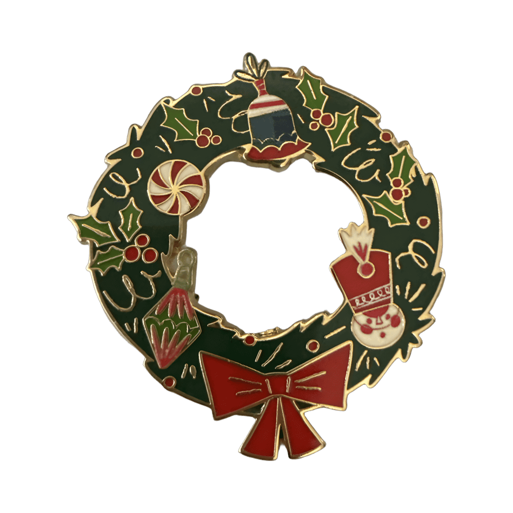 Christmas Wreath Disney pin