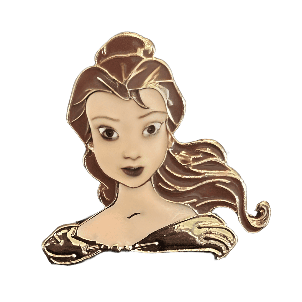 Gold Belle Disney pin