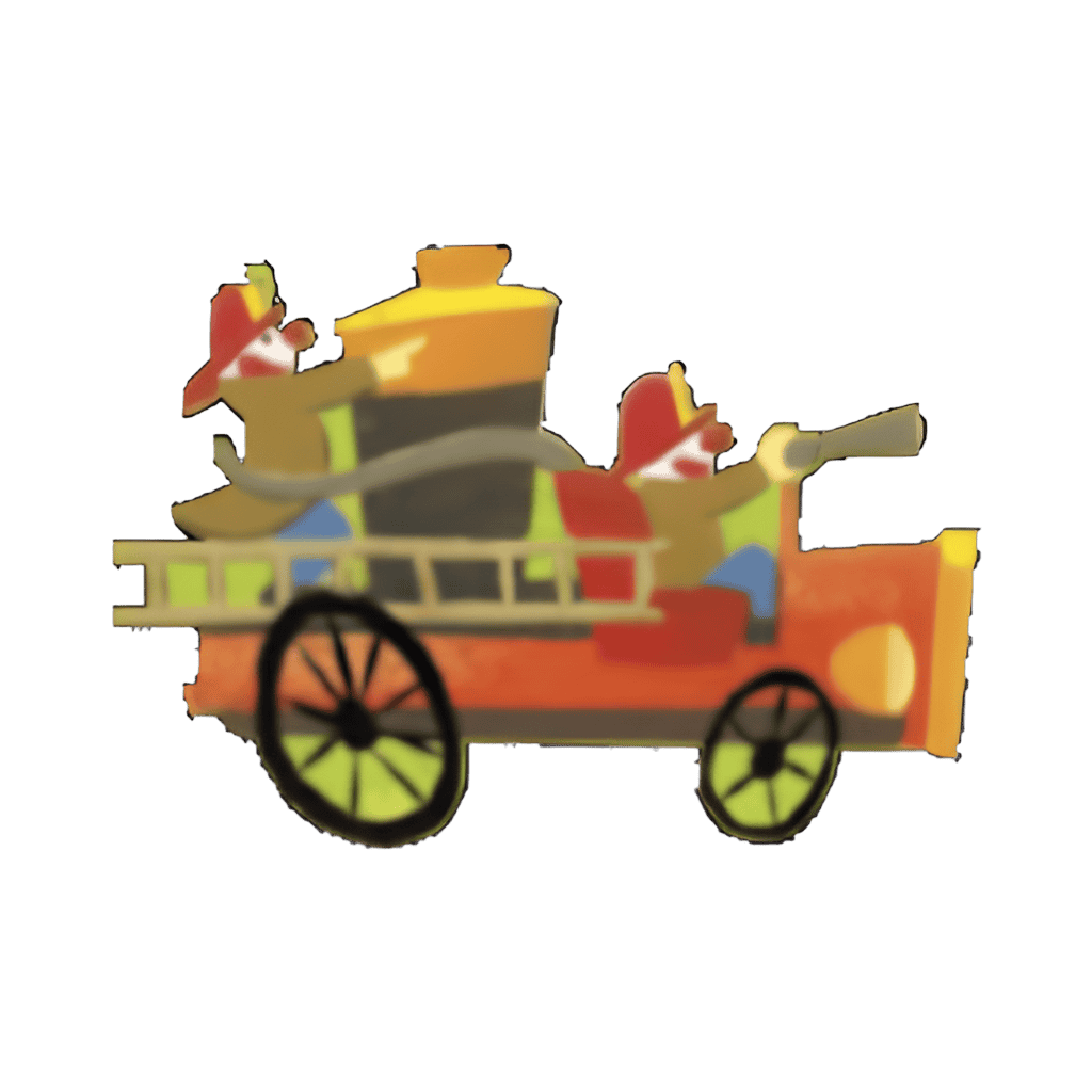 Dumbo Map Set - Circus Clowns in Fire Engine Disney pin