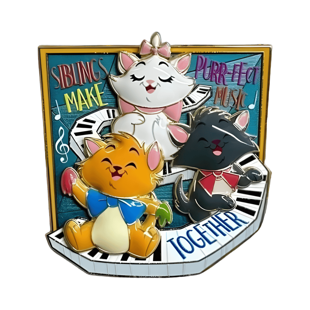Marie, Toulouse & Berlioz Disney pin