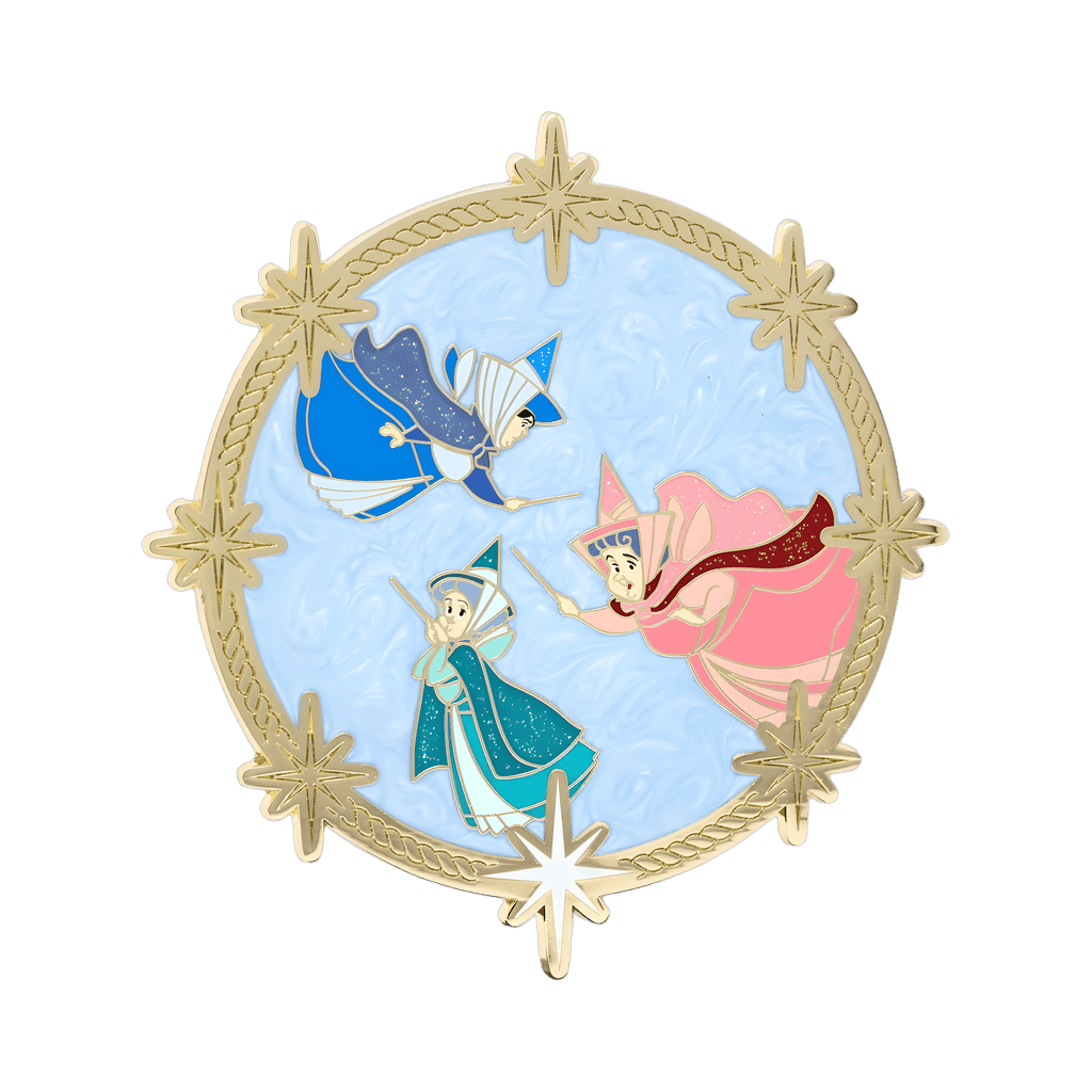 Flora, Fauna and Merryweather Disney pin