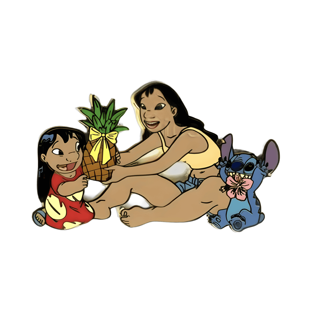 2007 - Lilo Gifting Nani a Pineapple Disney pin