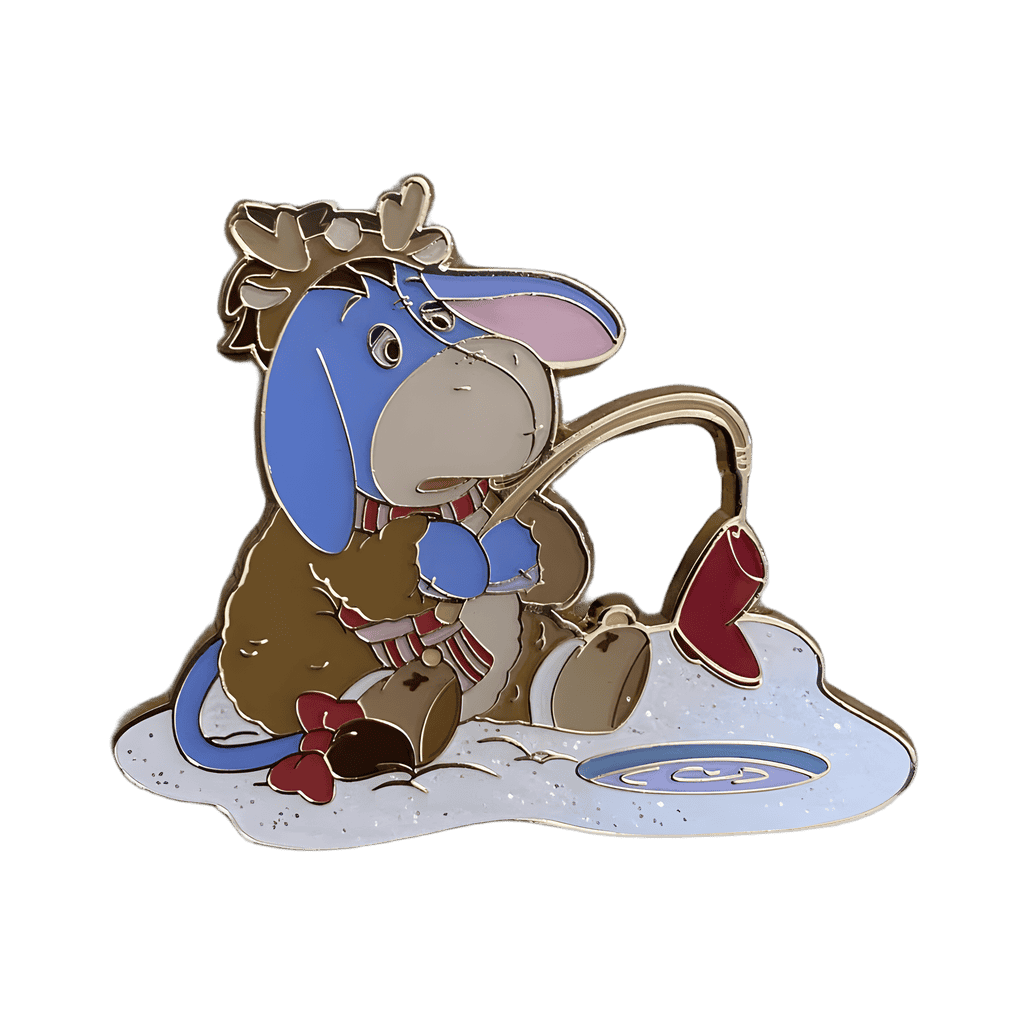 Eeyore Ice Fishing Disney pin
