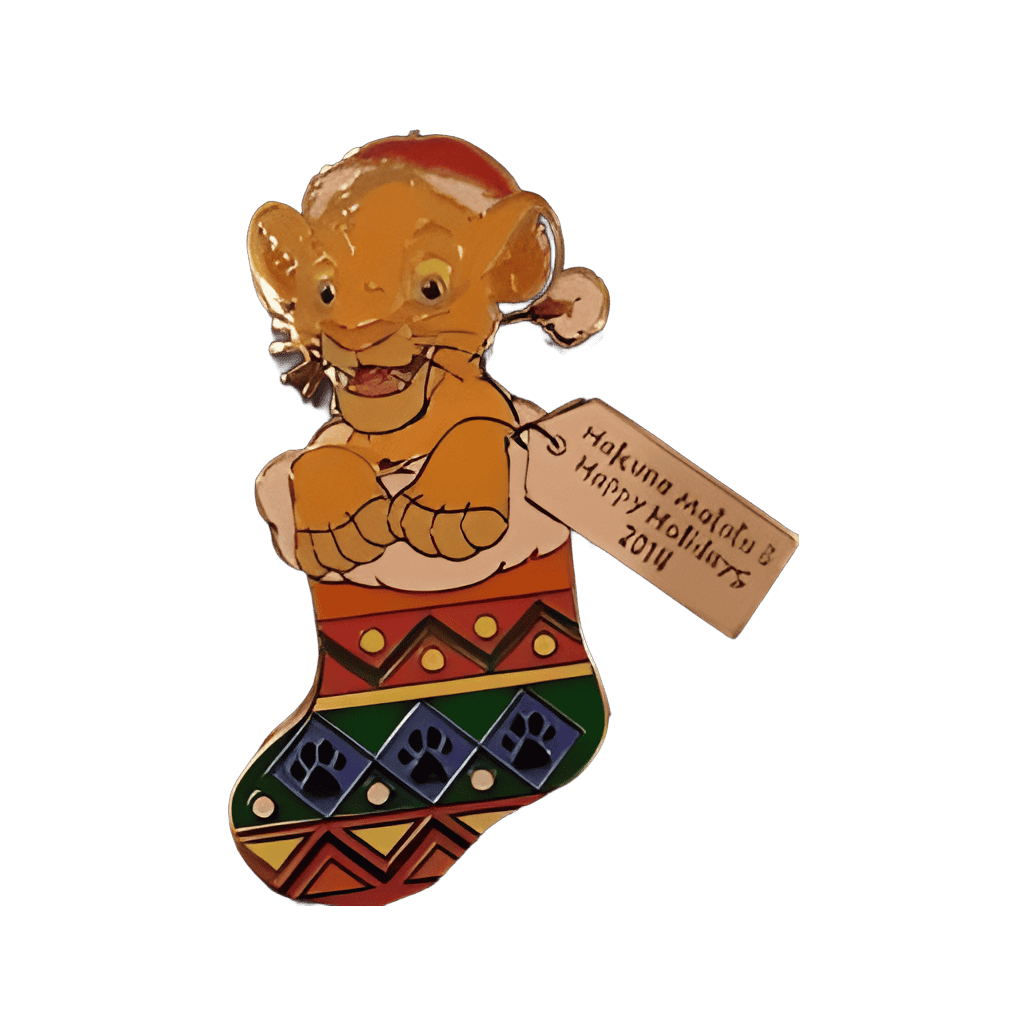 Happy Holidays Stockings - Simba Stocking Cast Exclusive Disney pin