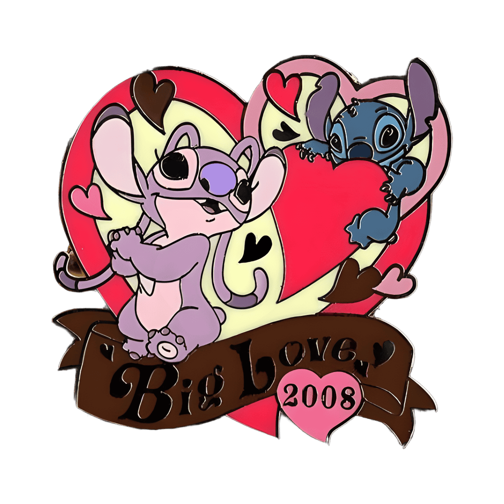 Stitch and Angel Disney pin