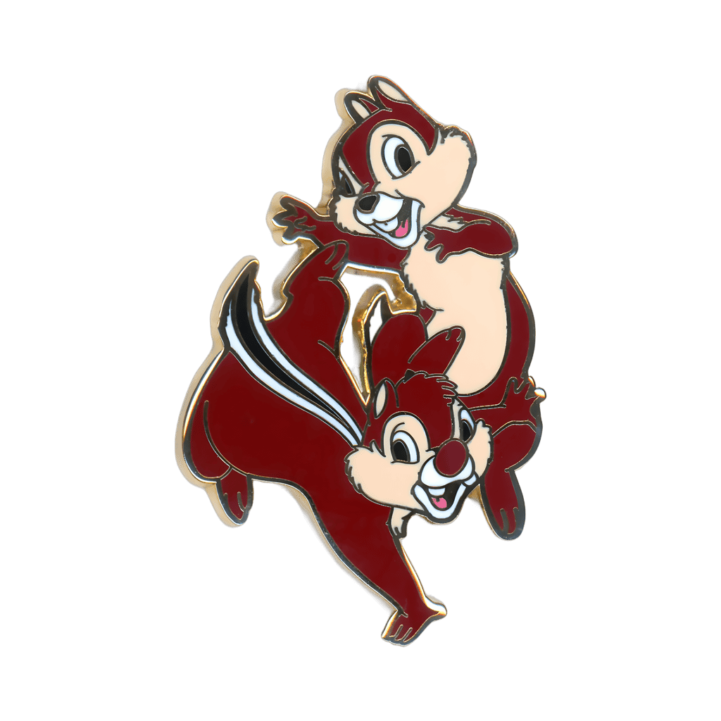 Playful Chip an' Dale Disney pin
