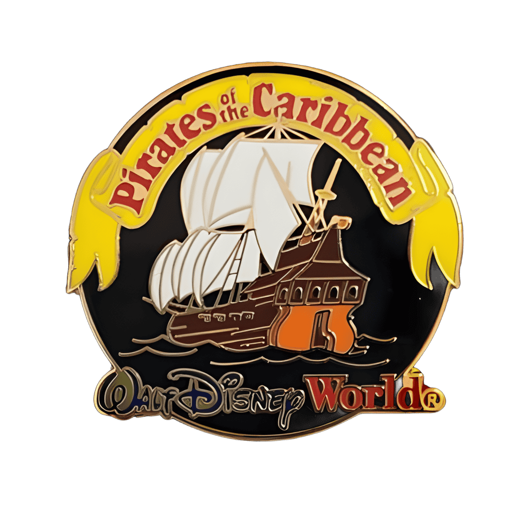 Pirate Ship Logo Disney pin