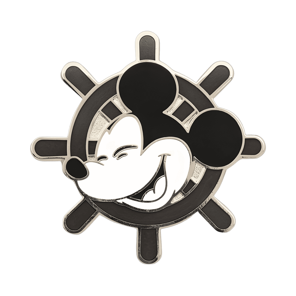 January Set - Mickey Mouse Face and Steamboat Wheel Disney pin