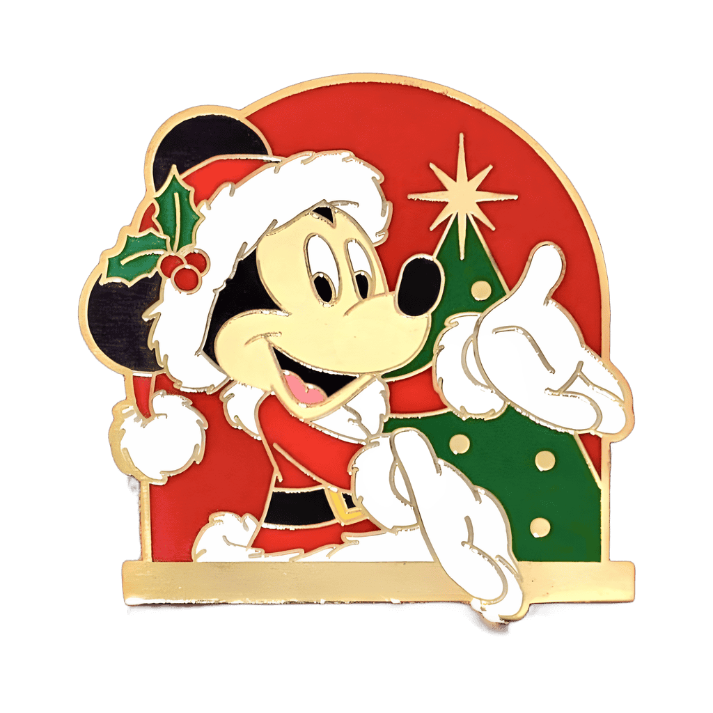 Santa Mickey Disney pin