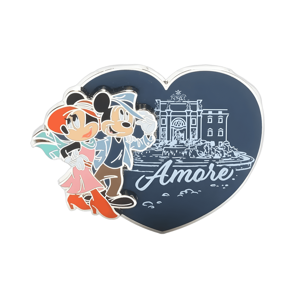 Mickey and Minnie in Italy Disney pin