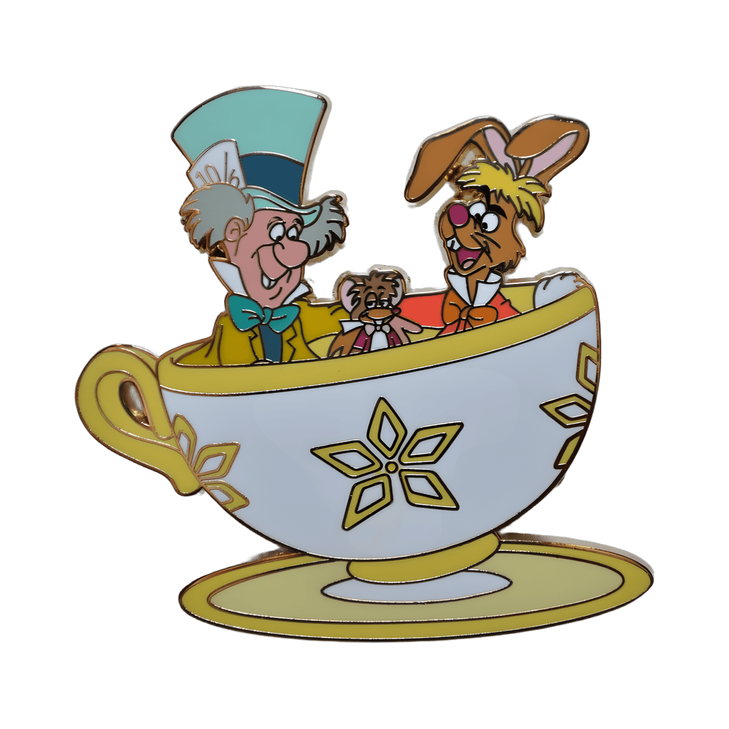 Mad Hatter, March Hare and Dormouse Disney pin