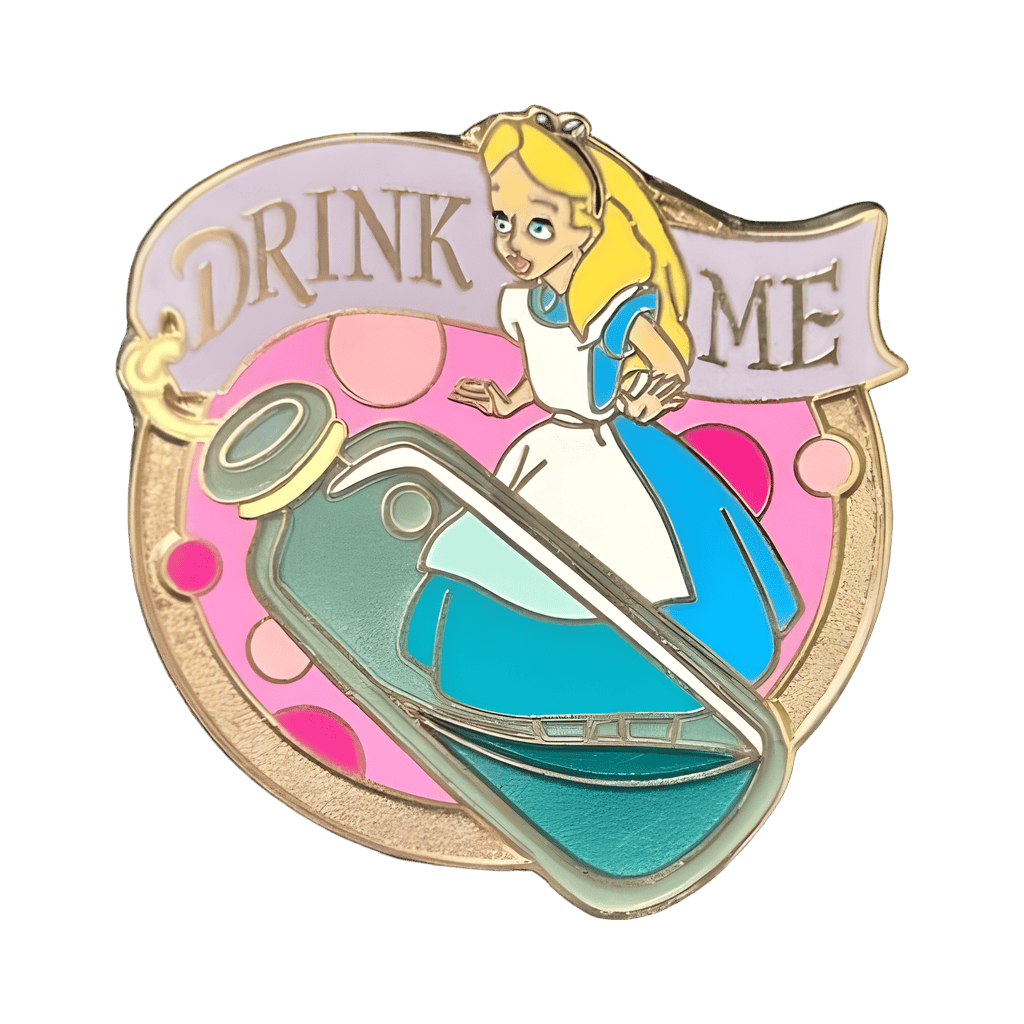 Alice in Wonderland - Eat Me / Drink Me - Drink Me Disney pin