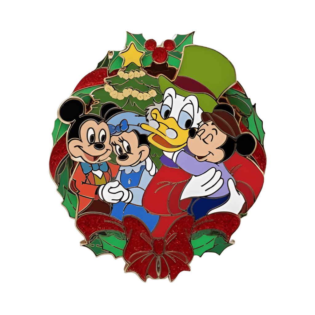 Scrooge and the Cratchit Family Disney pin