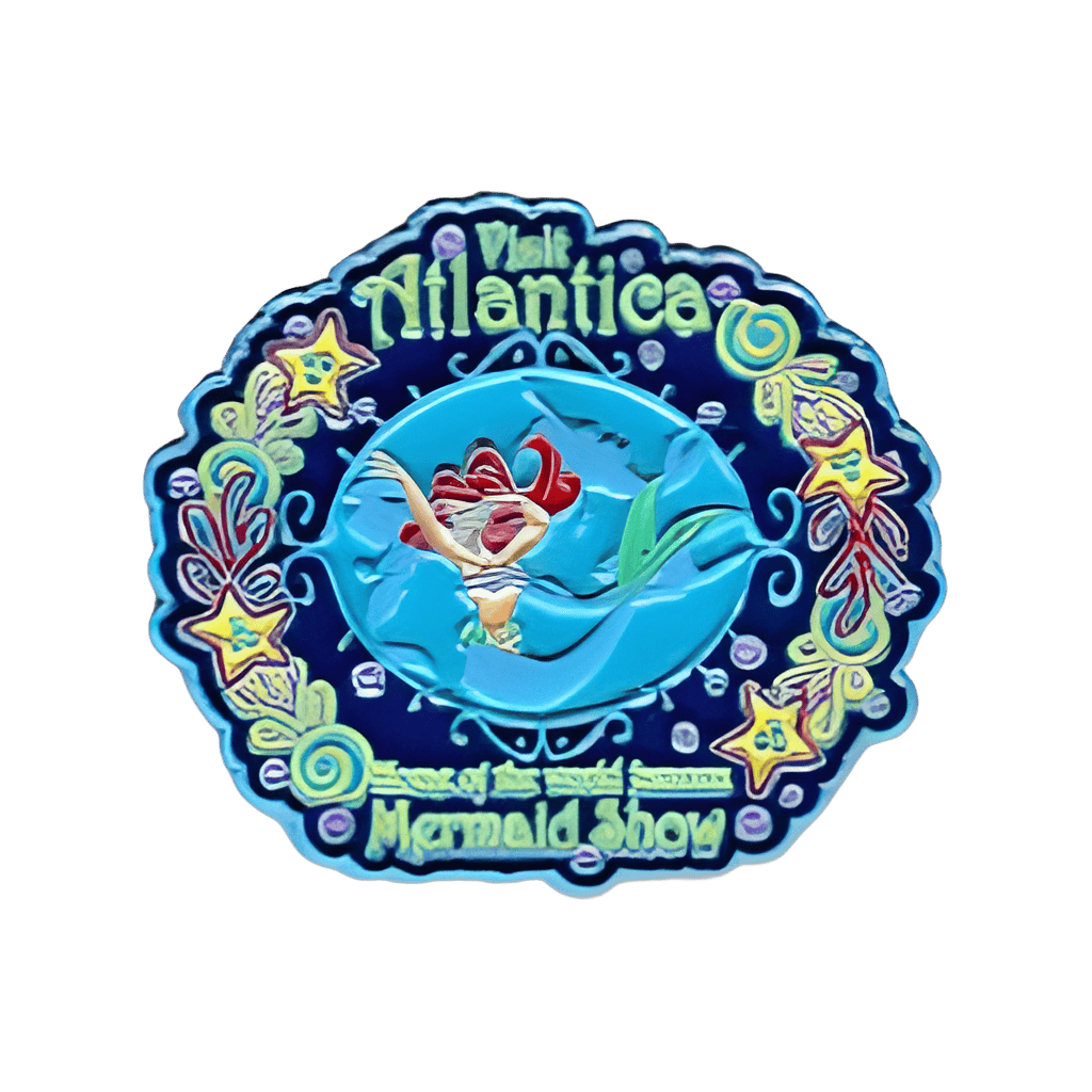 Visit Atlantica: Home of the World Famous Mermaid Show - Ariel Disney pin
