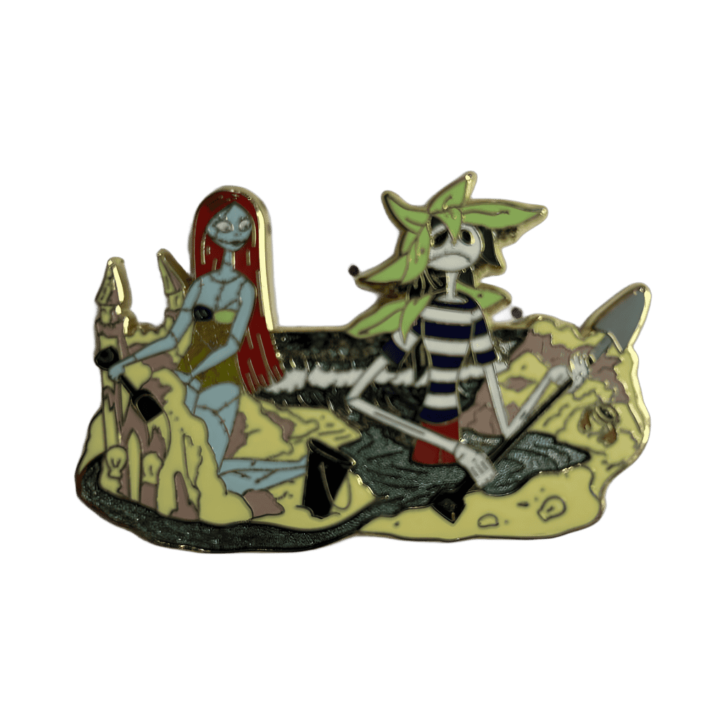 Jack and Sally Disney pin
